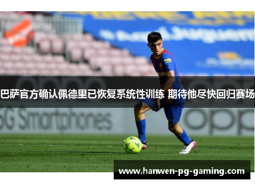 巴萨官方确认佩德里已恢复系统性训练 期待他尽快回归赛场 巴萨官方确认佩德里已恢复系统性训练 期待他尽快回归赛场